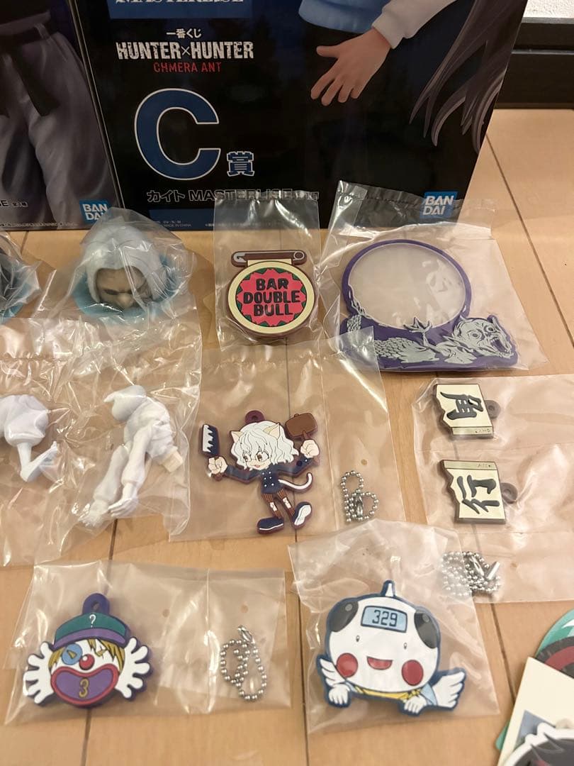 一番くじハンターハンター　ゴン　キルア　カイト　ネフェルピトー　フィギュア