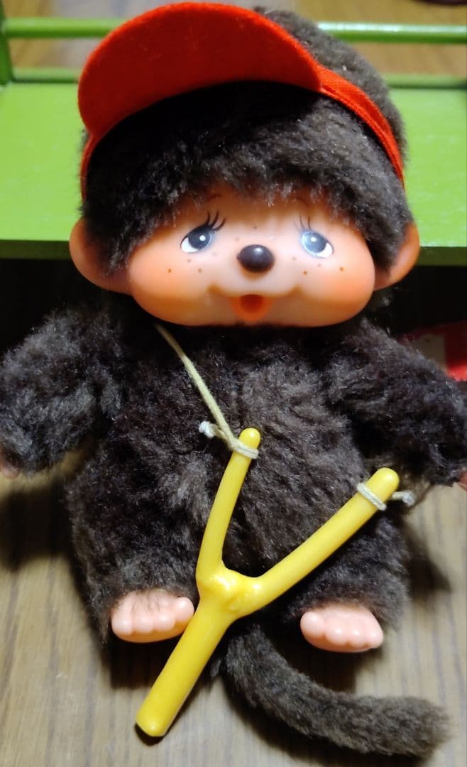 希少品　ビンテージ　マイチッチ　当時物 ベンチ 　ふた子のモンチッチ　セキグチ