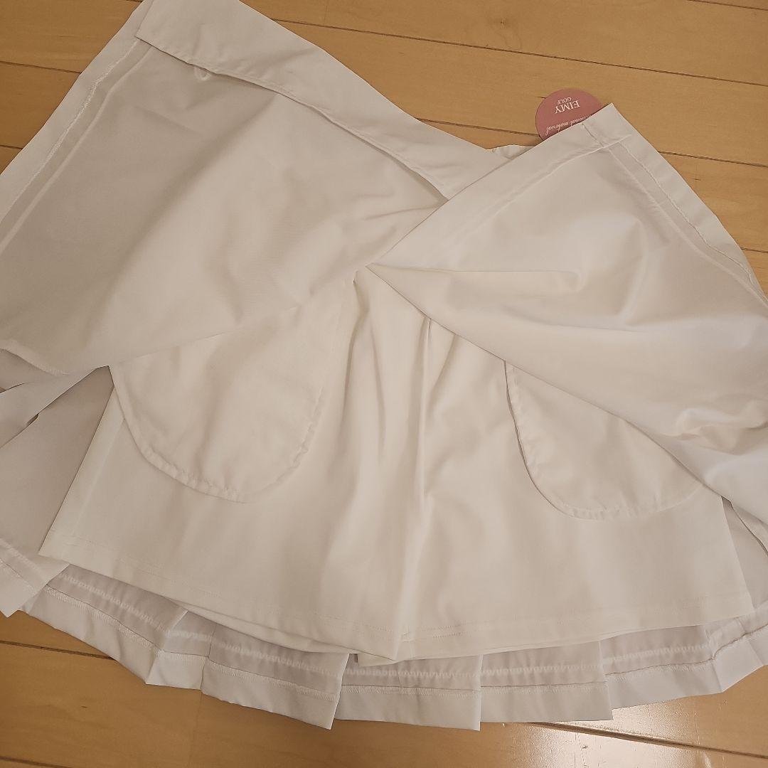 EIMY GOLF プリーツスカート ホワイト
