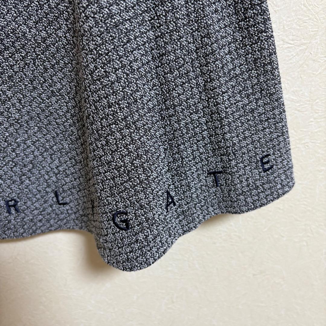 美品 パーリーゲイツ ダイヤニットジャガード スカート 0サイズ