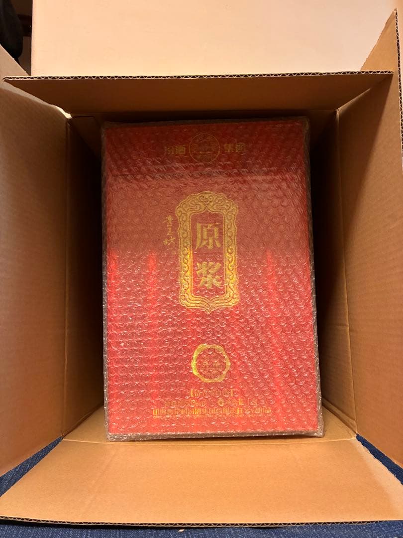 【極美・大容量1.5L】中国名酒 汾酒フェンシュウ原漿 53% 艶やか陶器ボトル