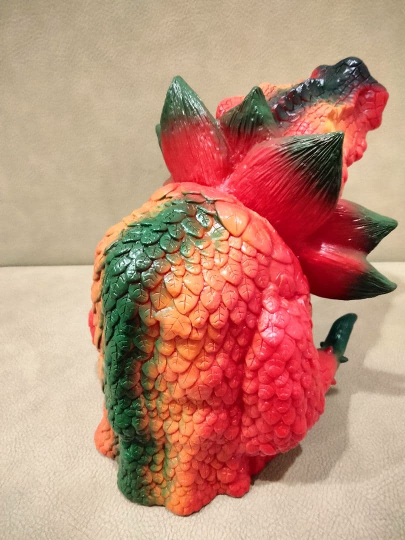 ソフビ　monstock 超古代神類ポゴンゴ　赤　izumonster　安楽安作