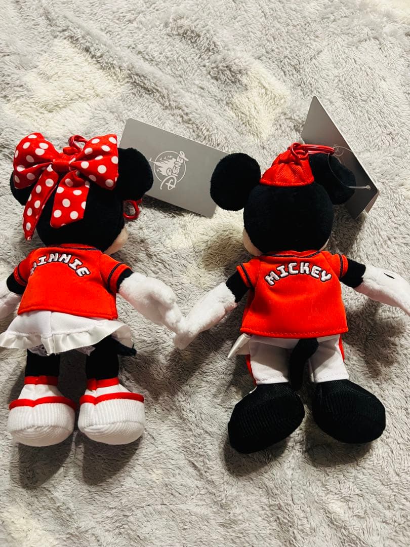 ミッキー ミニー 野球ユニフォーム ぬいぐるみ カープ