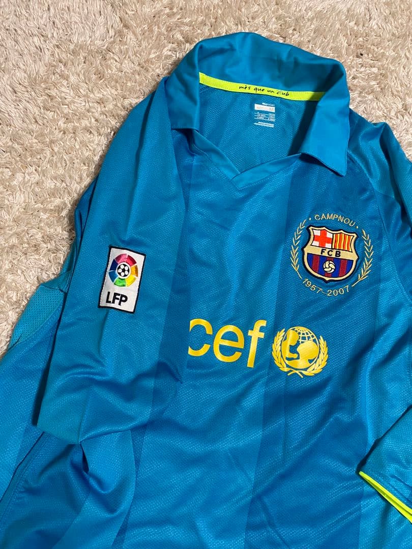 NIKE ナイキ　バルセロナ ロナウジーニョ 10番 長袖ユニフォーム　サード