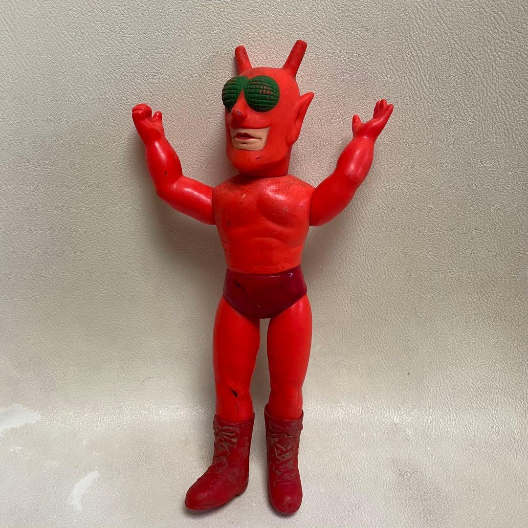 タイガーマスク　レッドデスマスク　ソフビ人形