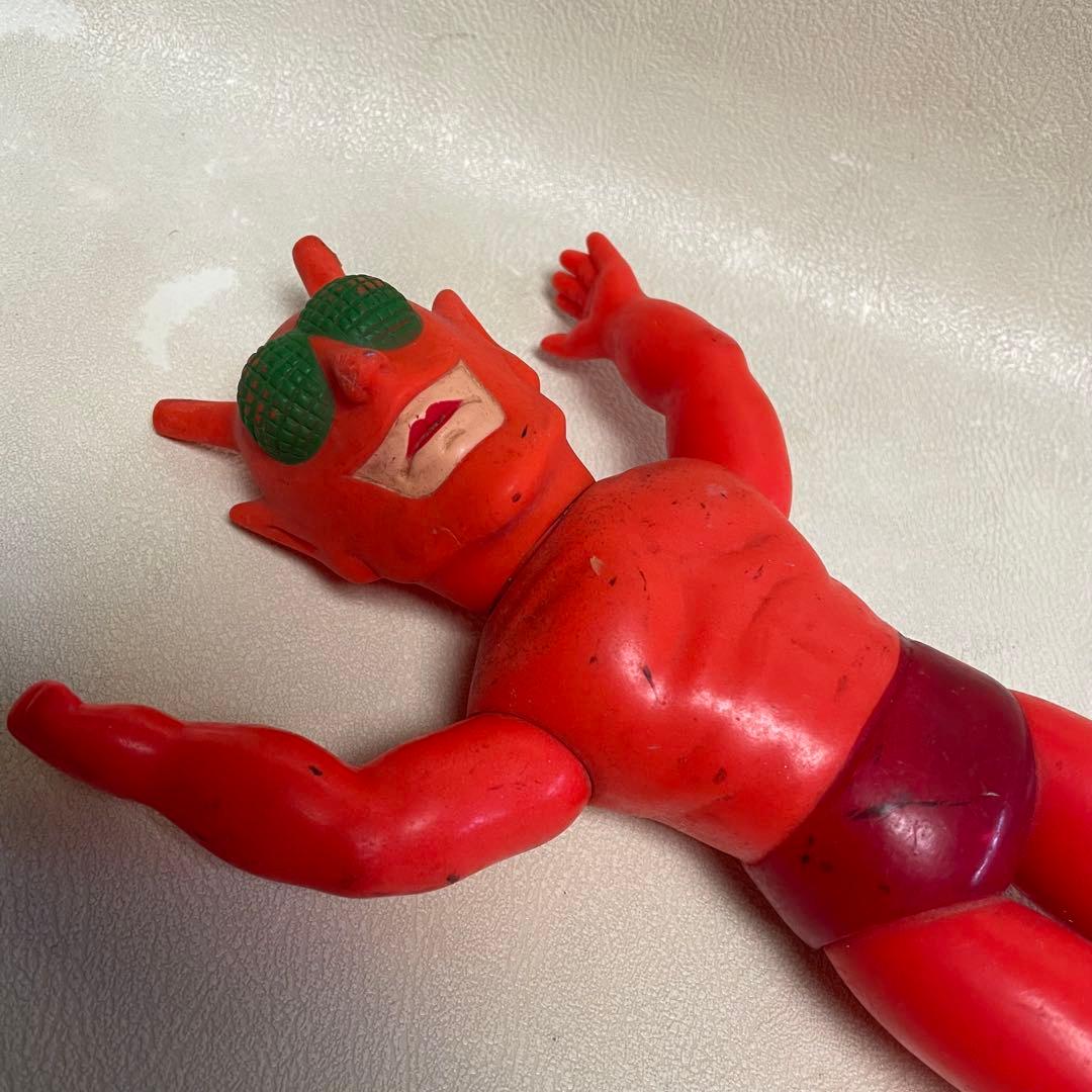 タイガーマスク　レッドデスマスク　ソフビ人形