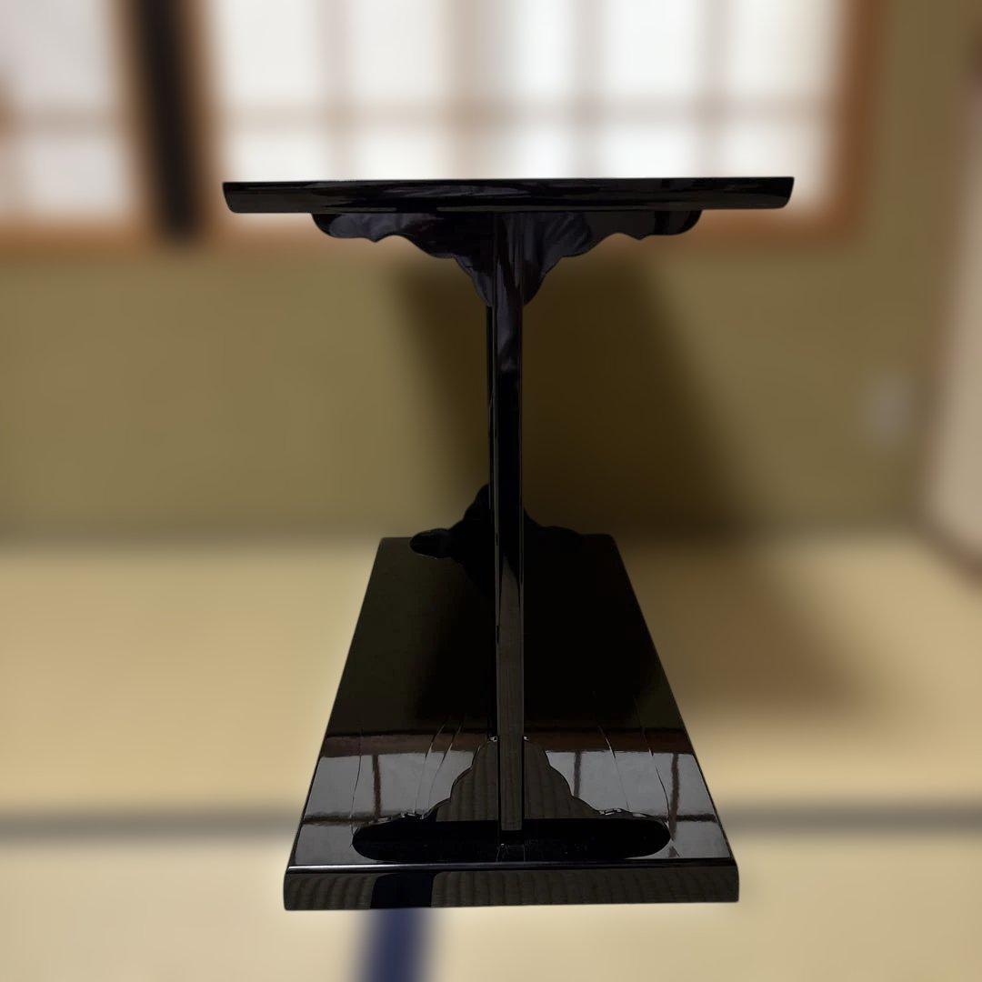 【中古品】組立式　黒及台子（紙箱）USED〈税込・送料込〉