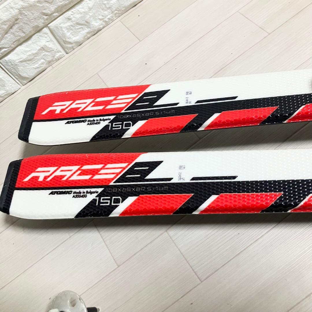 ストック付/ATOMIC RACE8 アトミック スキーセット150
