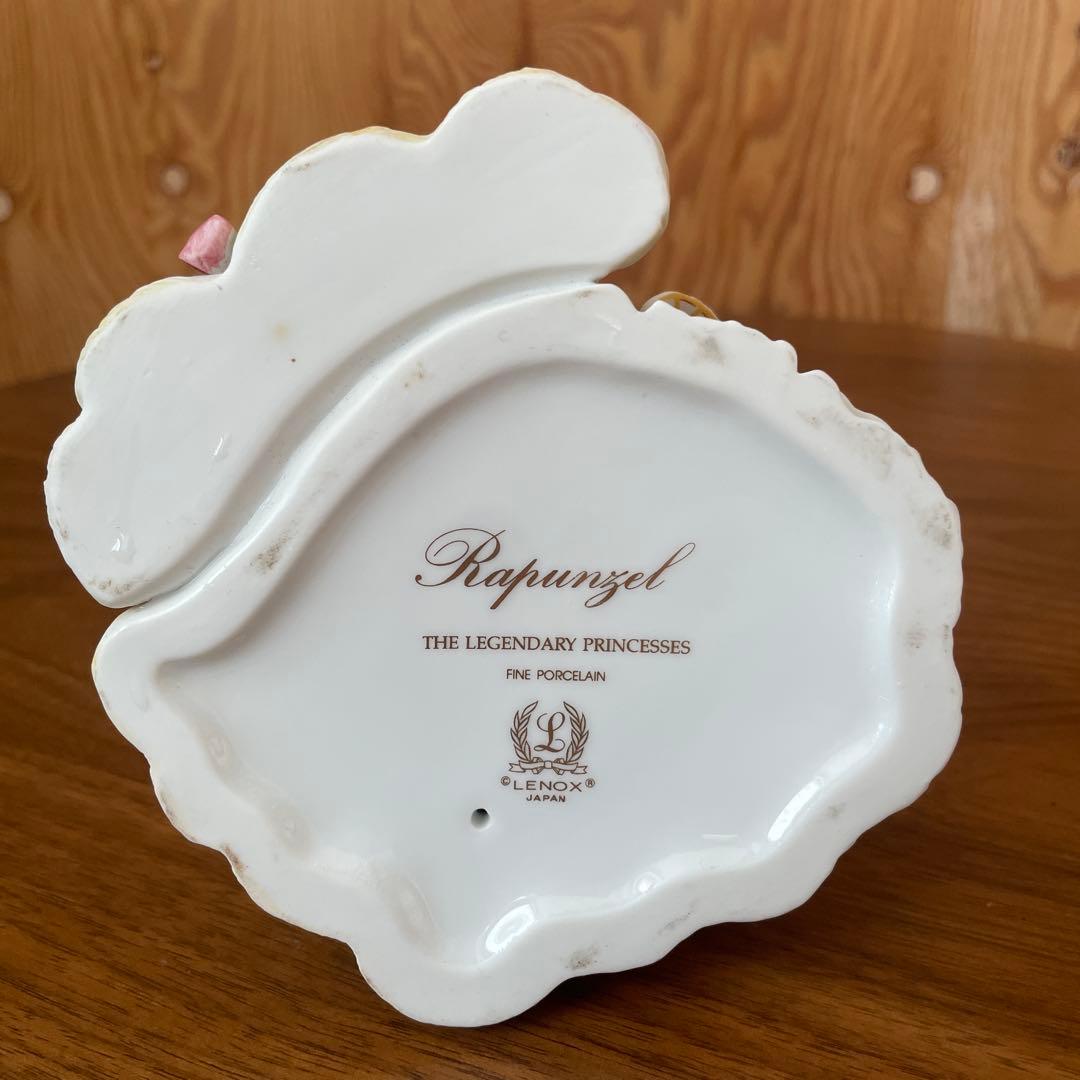 Lenox ラプンツェル　美しい陶器製女性像 花飾り　長い髪　日本製　レノックス