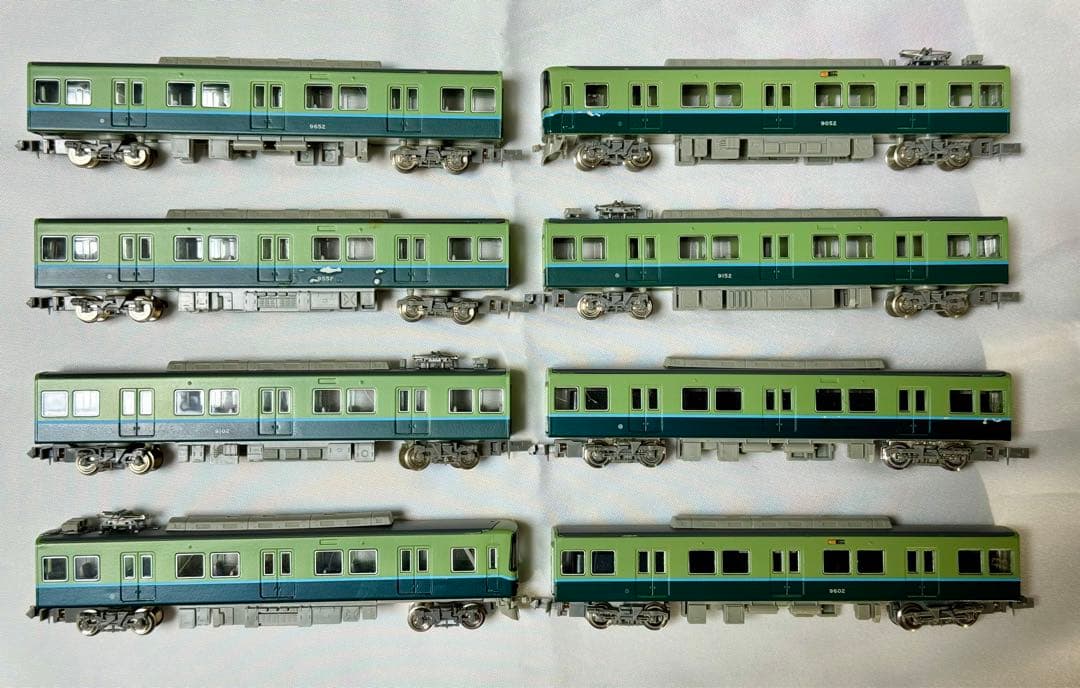 京阪9000系旧塗装(グリーンマックスキット素人組み立て)