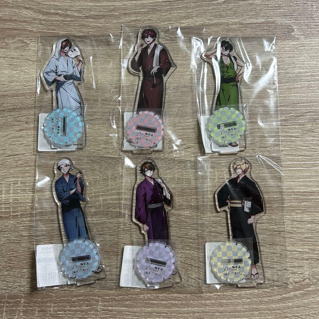 【未開封】ワイテルズ 極楽湯 アクリルスタンド アクスタ コンプリートセット