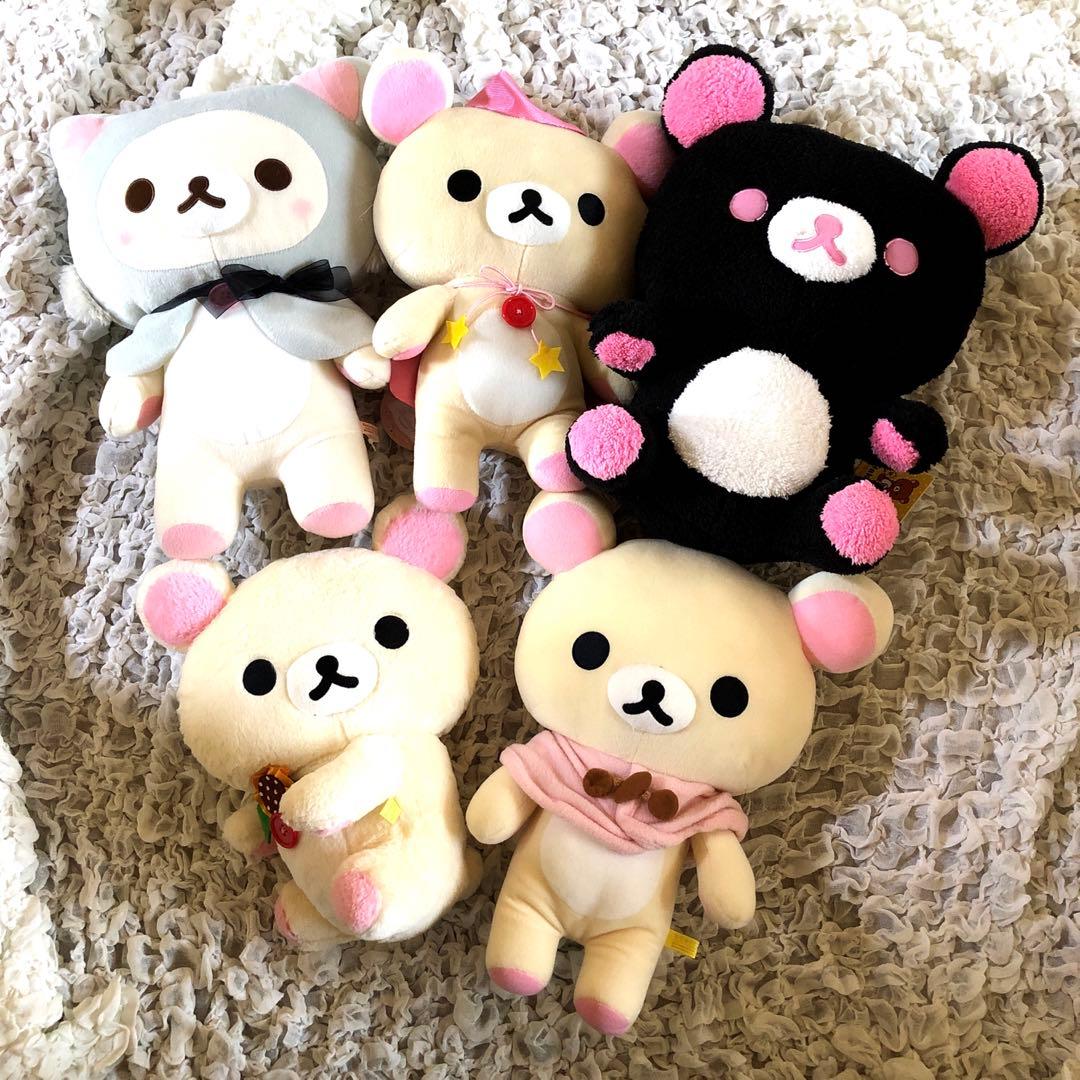 コリラックマ ぬいぐるみ まとめ売り 5点