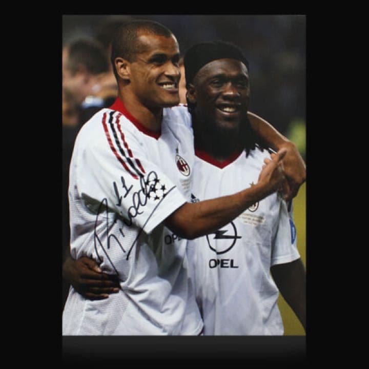 超希少☆アディダス ACミラン ユニフォーム リバウド #11 直筆サイン入り