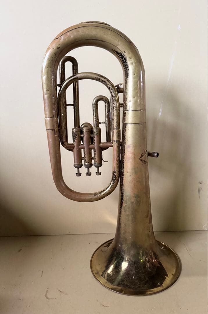 ニッカン ユーフォニアム 本体＋純正ハードケース付 状態難 現状品 ジャンク