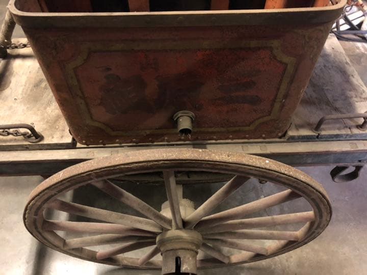 レトロ　消防ポンプ