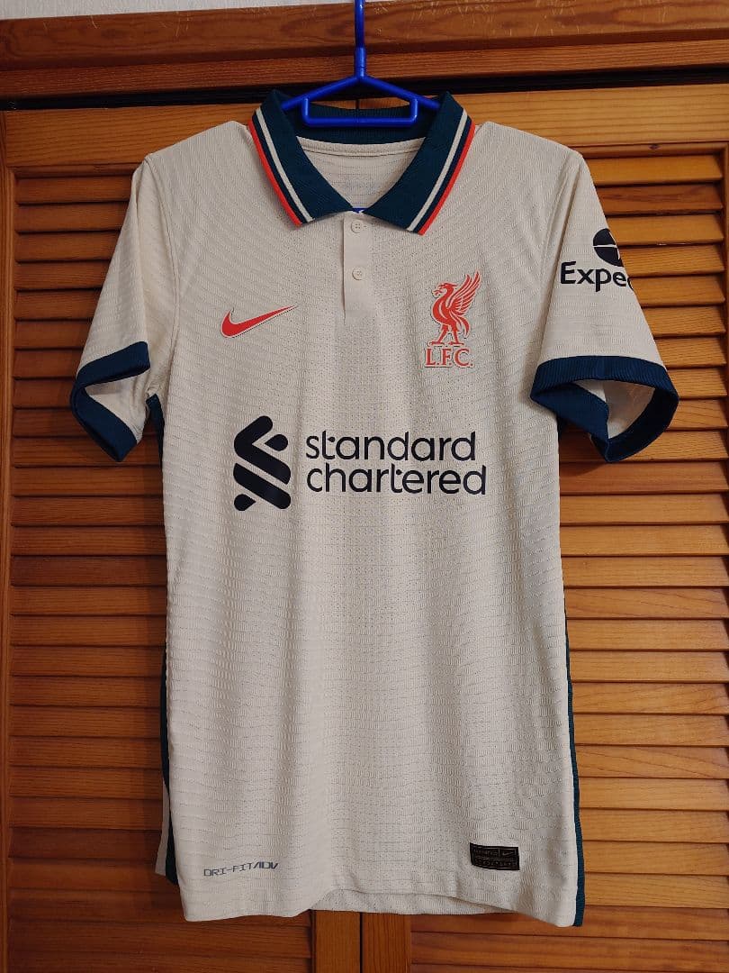 リバプール　21-22　アウェイユニフォーム　オーセンティック　XS
