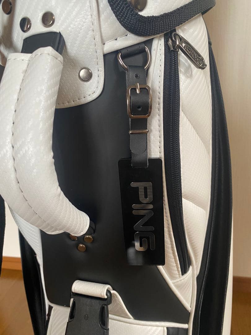 PING KARSTEN ゴルフバッグ ブラック/ホワイト