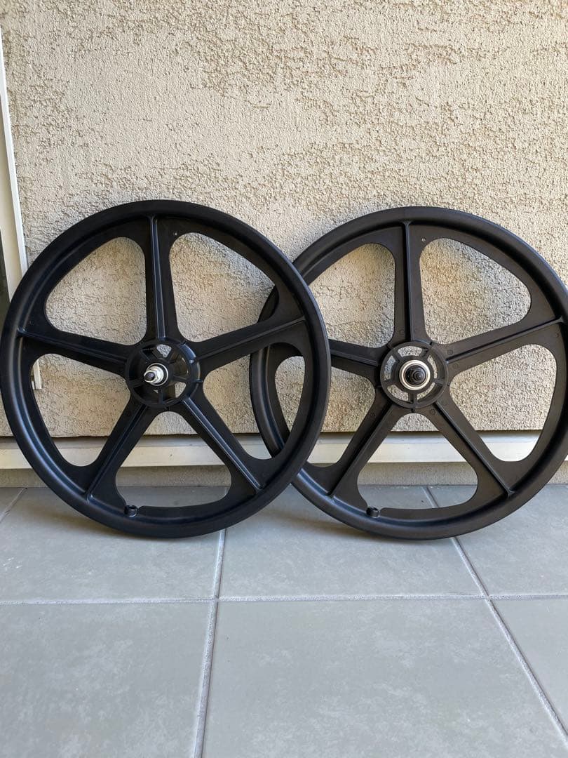 old bmx SKYWAY tuff wheel2 前後 未使用品 ブラック