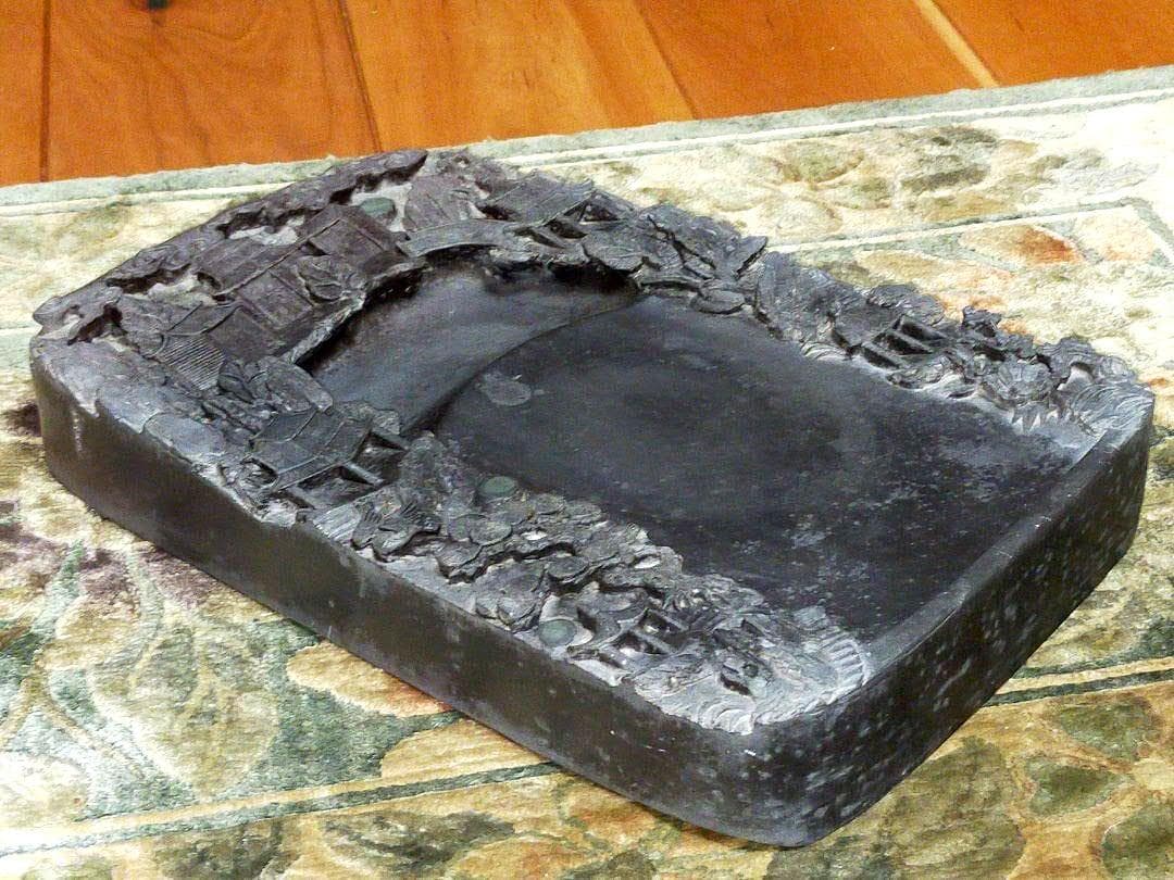 ♥中国　特大　端渓　硯　１０.６ｋｇ　端渓硯　老坑　骨董品