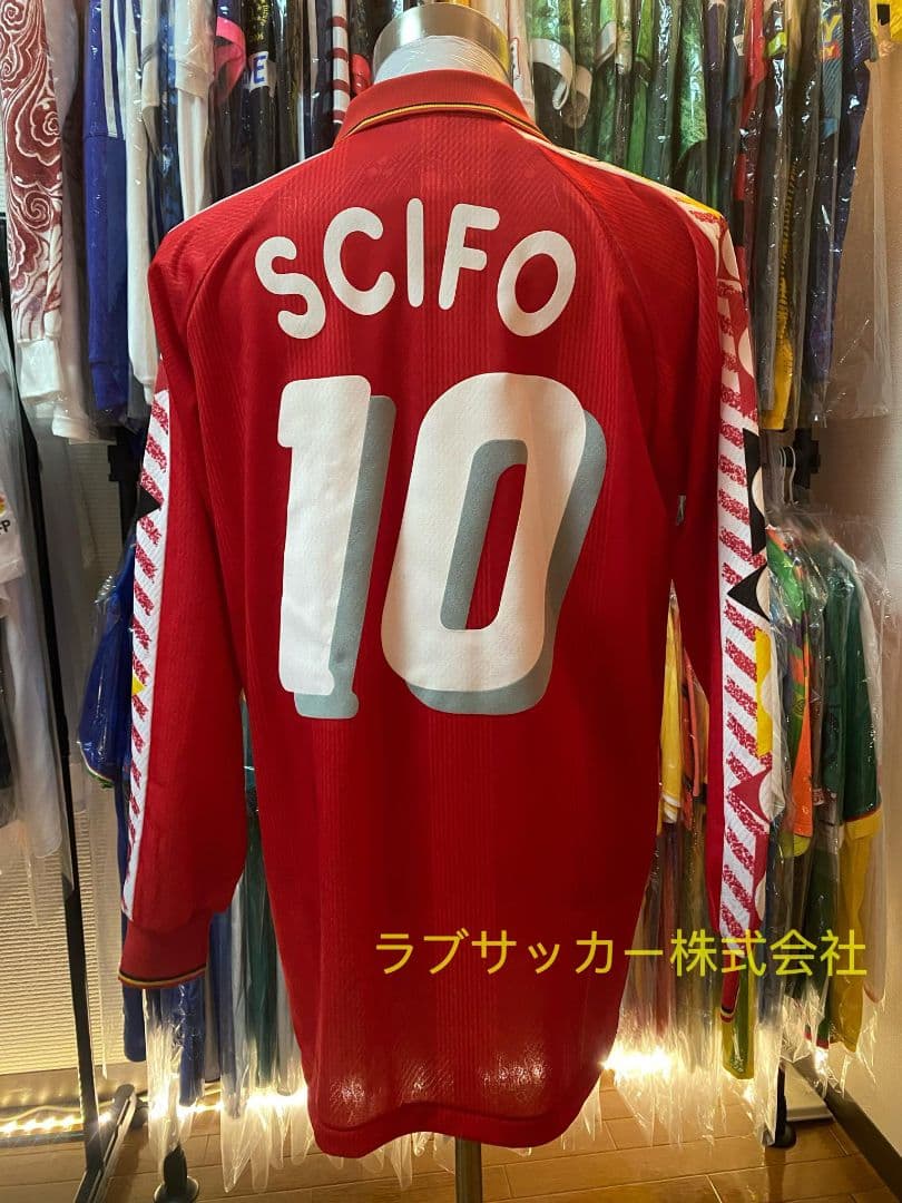 ベルギー代表 1994 ホーム ユニフォーム #10 SCIFO 長袖