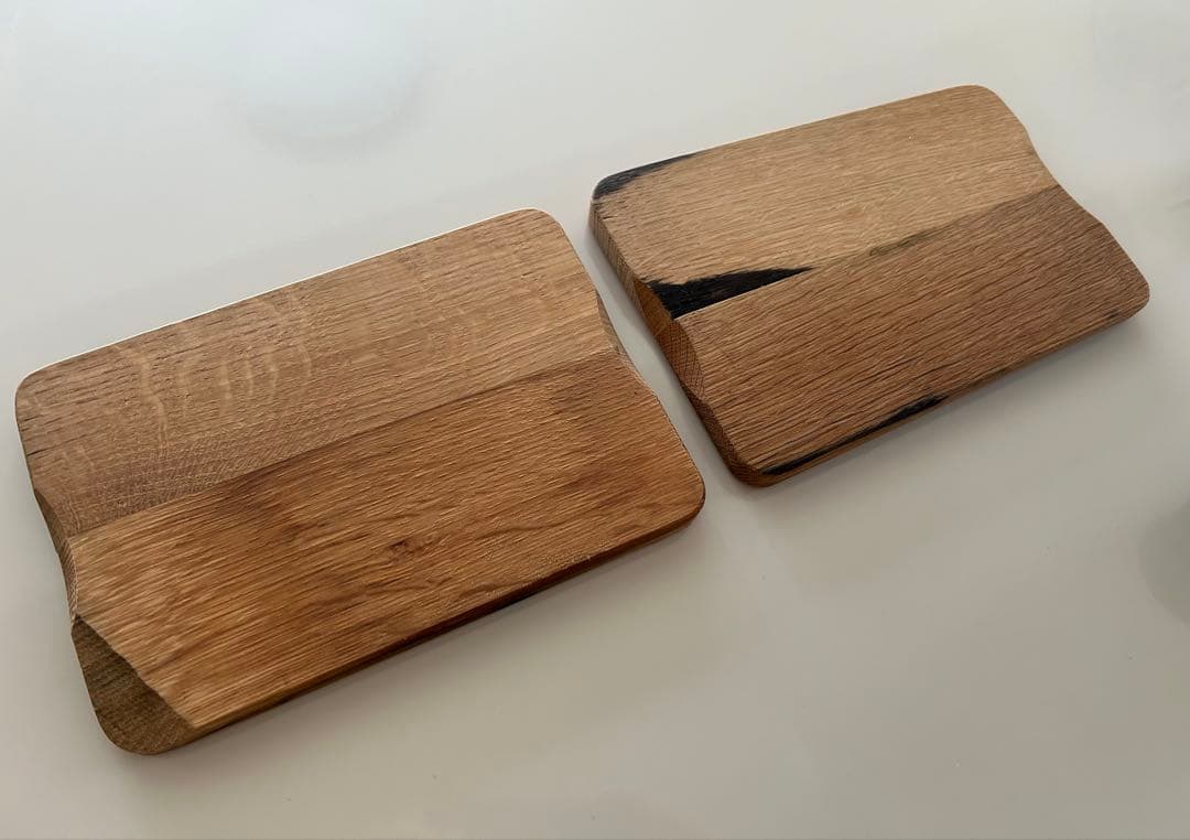 【完売商品】KANOSUKE 樽材おつまみプレート　ペア2枚