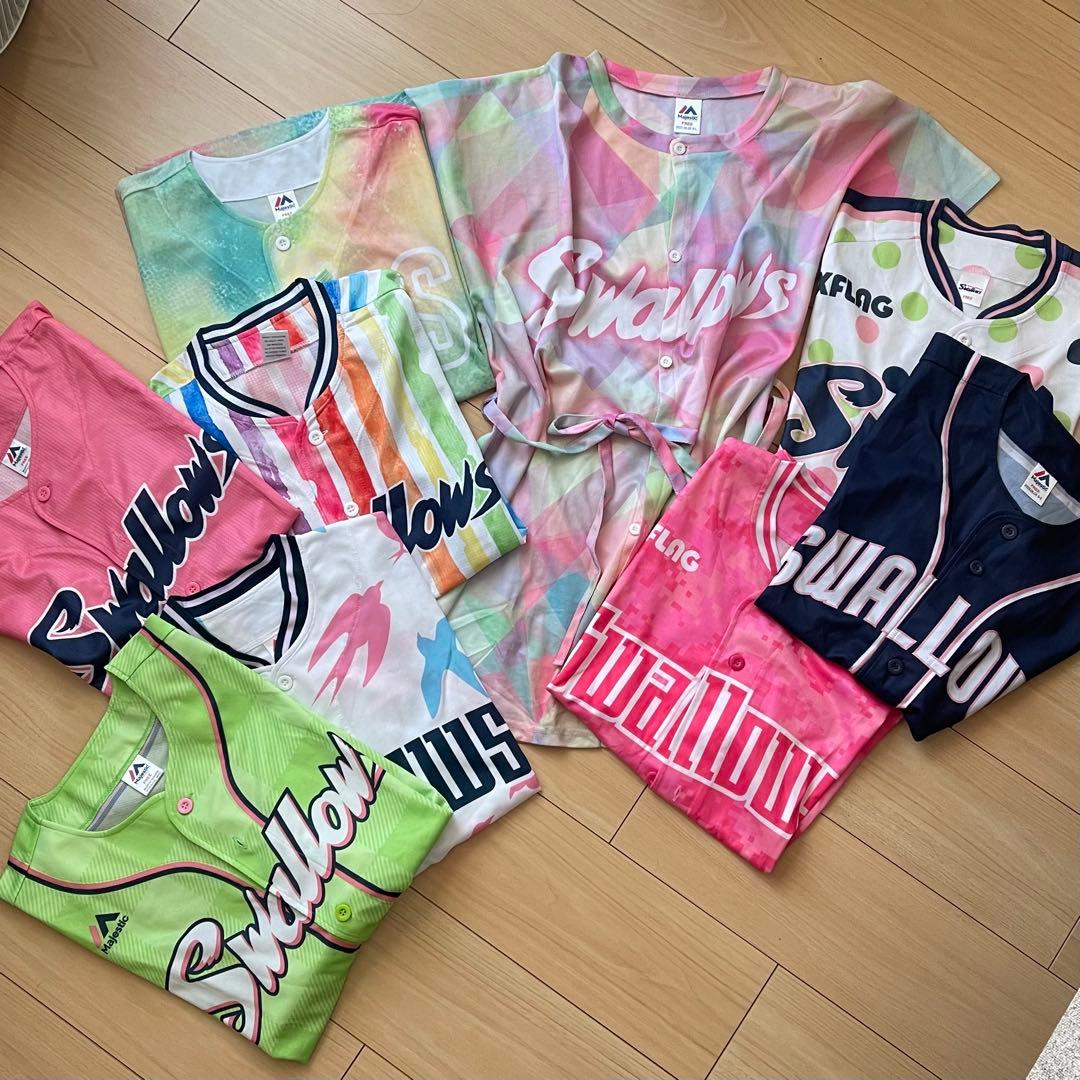 東京ヤクルトスワローズレディースユニフォーム9点セット