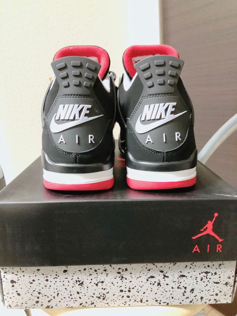 【新品未使用】AIR JORDAN 4 RETRO ブレッド2019
