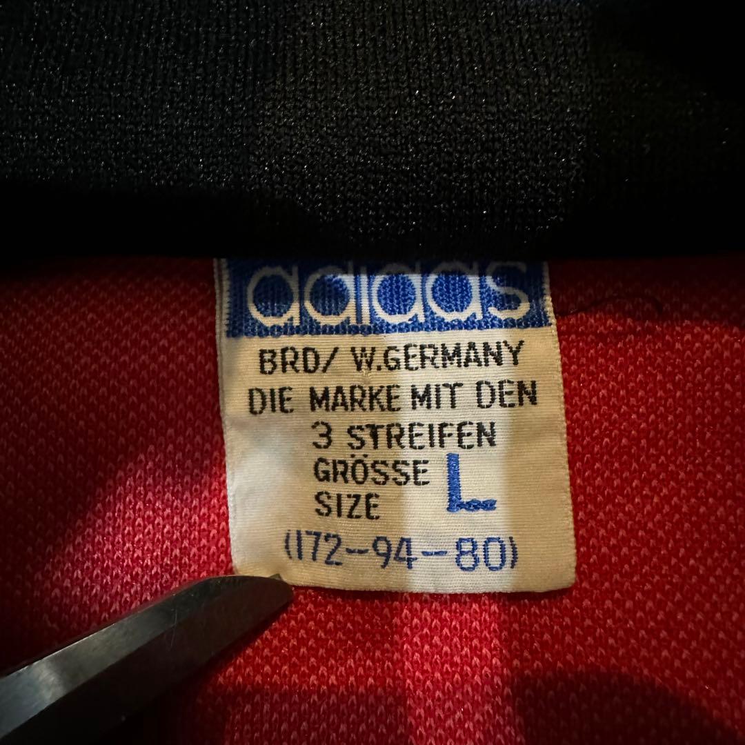 【希少 Lサイズ】 70s アディダス トラックジャケット 西ドイツ デサント製