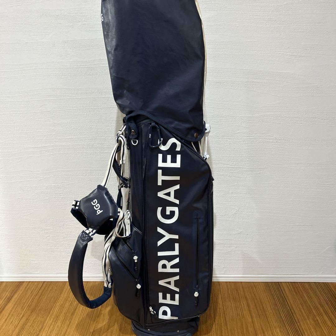 PEARLY GATES キャディバッグ ネイビー