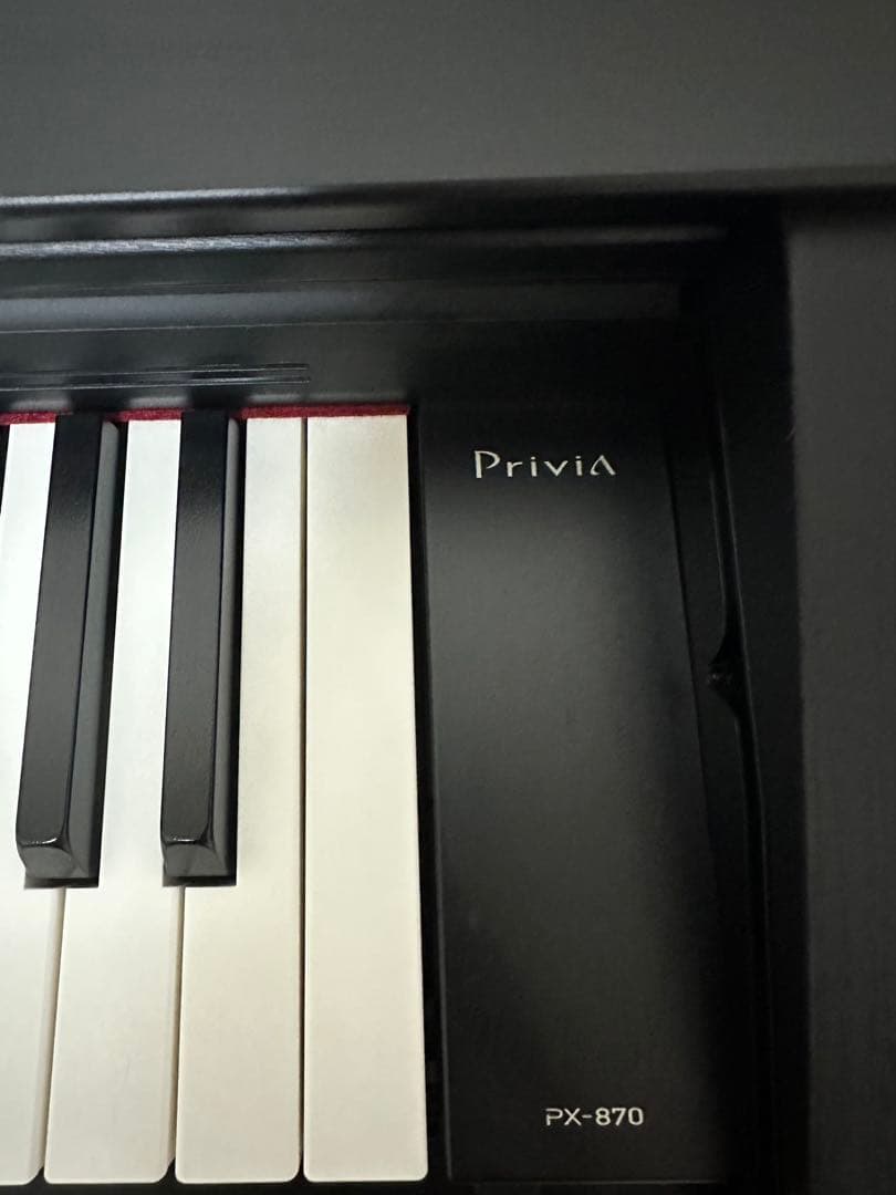 【美品】電子ピアノ CASIO PX-870BK ブラックウッド調 [88鍵盤]