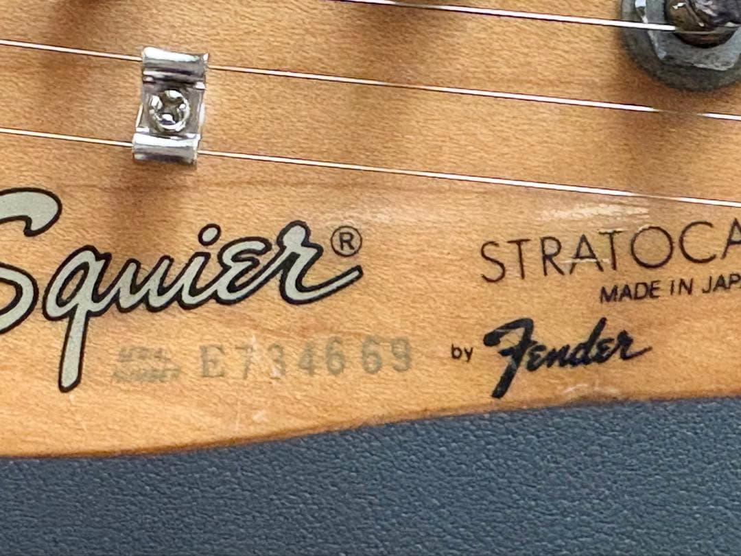 「Squier Eシリアル 80s フジゲン製 ラッカー再塗装 国産ストラト」