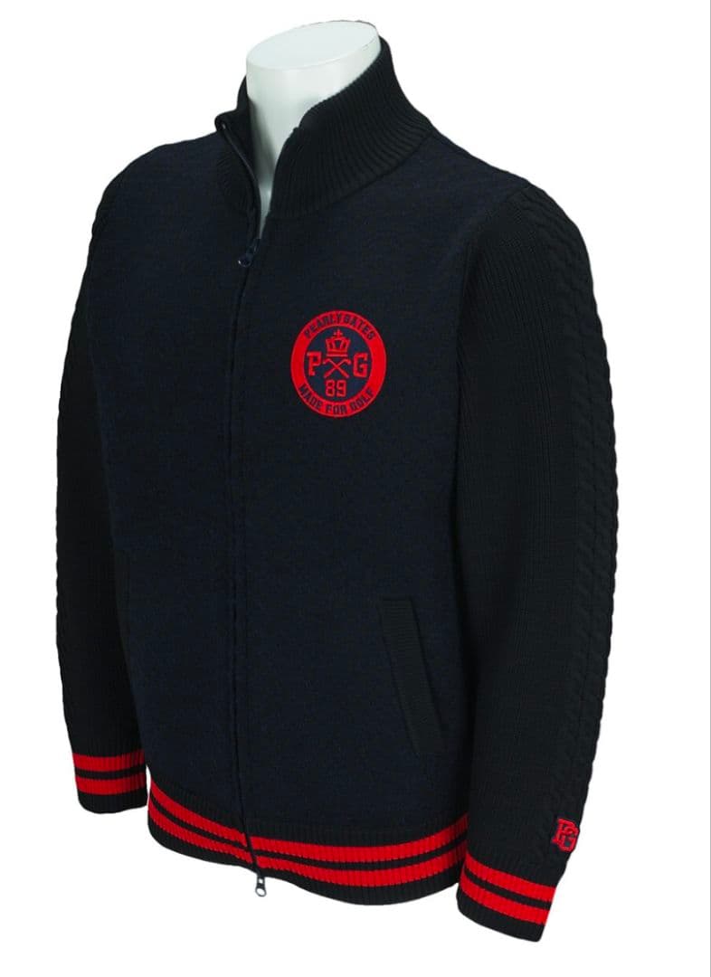 PEARLY GATES　パーリーゲイツ ネイビー ジャケット ニット　サイズ4