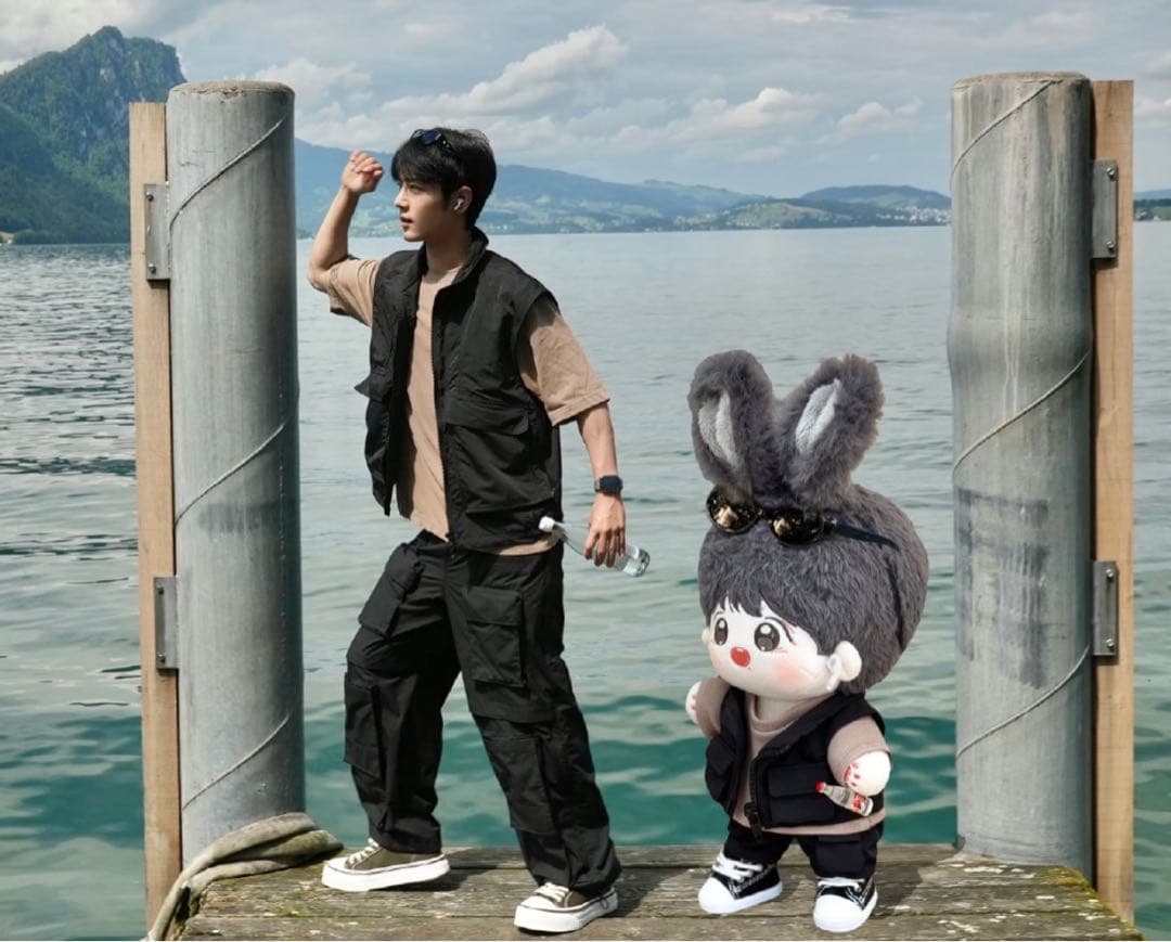 王一博ぬいぐるみ20cm肖战20cmぬいぐるみ服　博君一肖ぬいぐるみ服