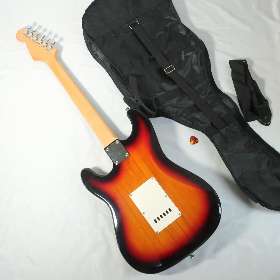 美品 SELDER エレキギター ケース付 ストラトタイプ 3トーンブラウン