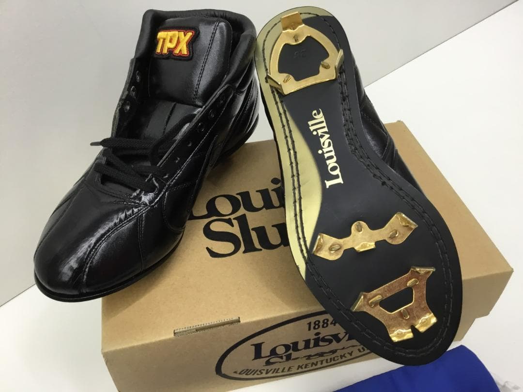 未使用 長期保管 野球革底スパイクシューズ ルイスビルスラッガー 28.0