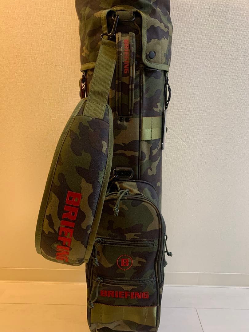 美品！ブリーフィング　キャディバック　CR-8 迷彩　カモフラ柄