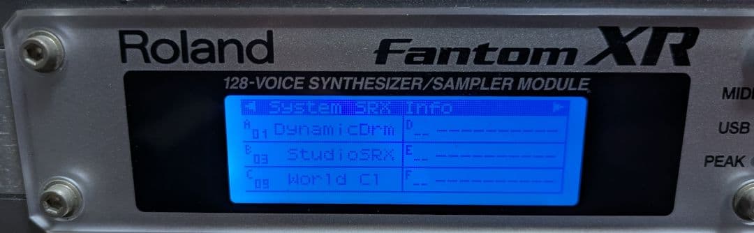 Roland エクスパンションボード SRX-01 SRX-03 SRX-09