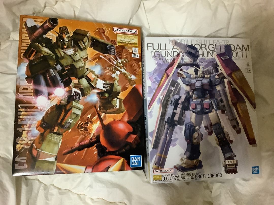 MGフルアーマーガンダムMSV&サンダーボルトver kaセット