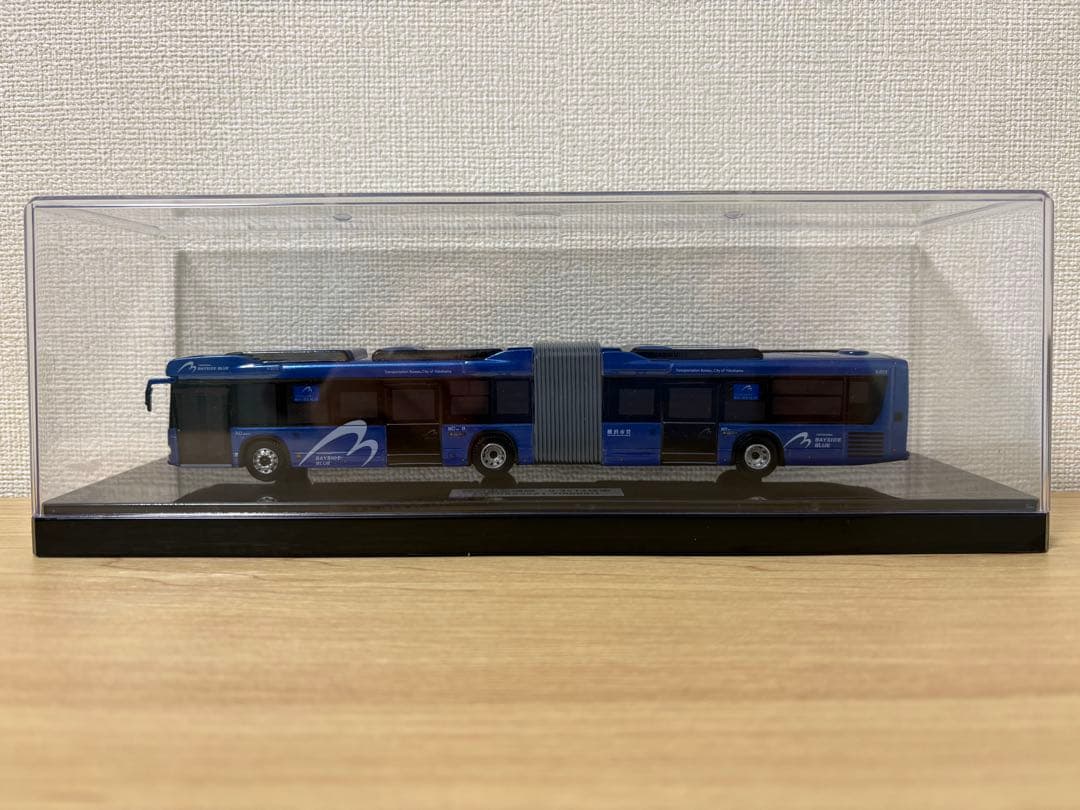 横浜市営バス　ベイサイドブルー　模型