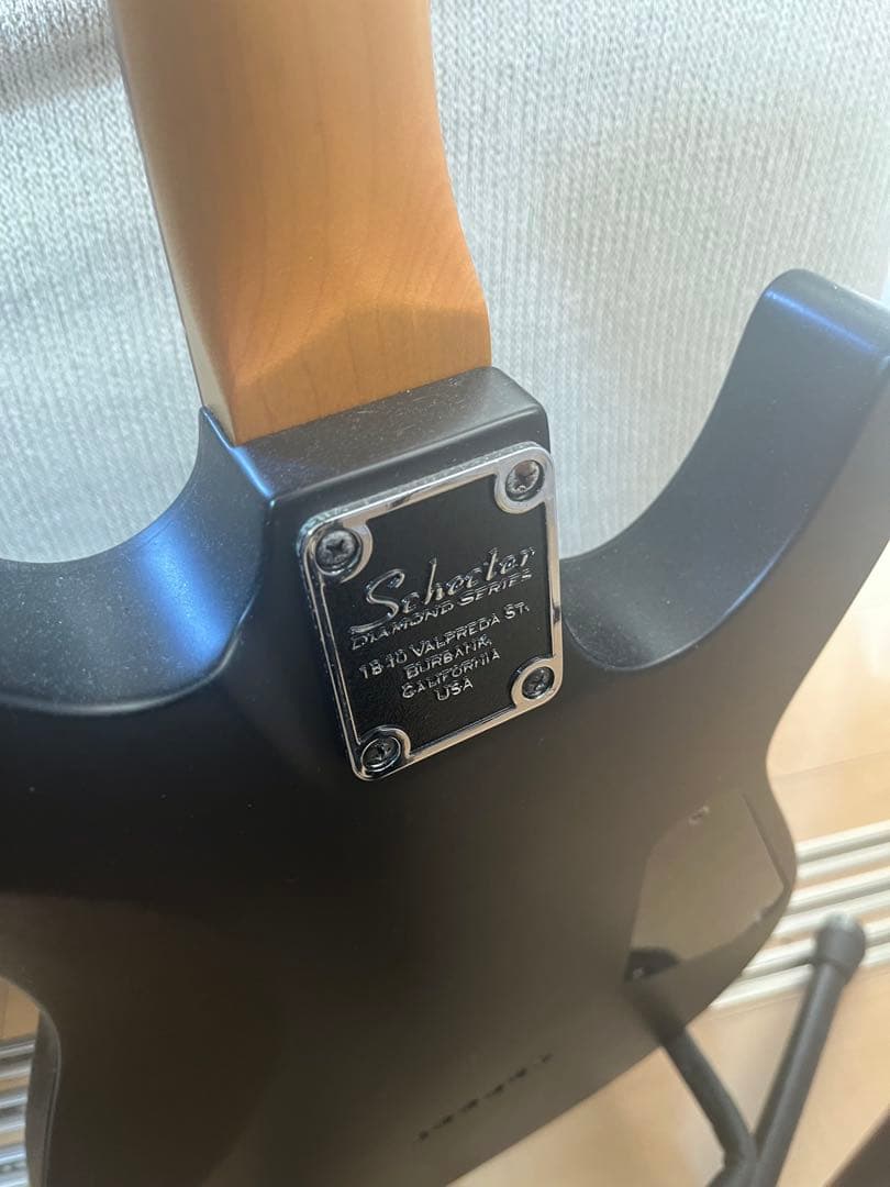 Schecter エレキギター ブラック レフティ用