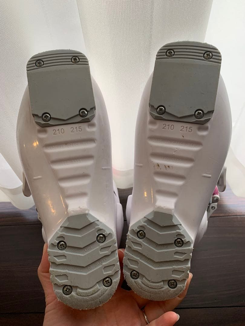 HEAD 21〜21.5 子ども用スキー用ブーツ ホワイト/ピンク