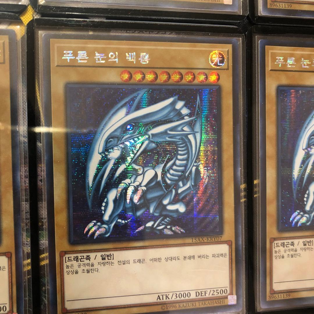 ￼【24時間以内+匿名発送￼】韓国版　シクブル　青眼の白龍　6枚セット