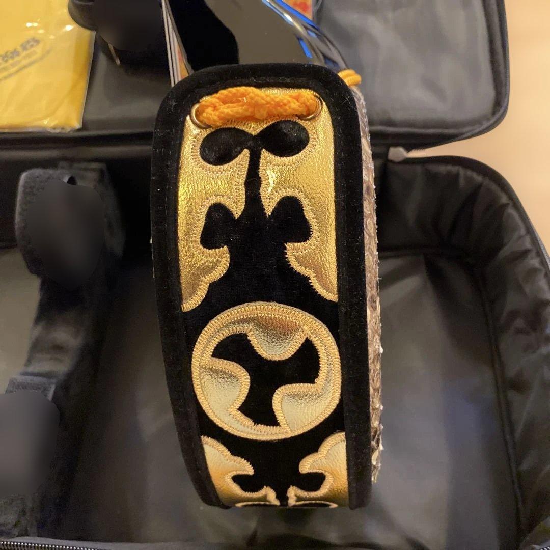 【ほぼ新品・美品】平田三線 蛇皮 ケース付き沖縄三味線・三味線デビュー初心者