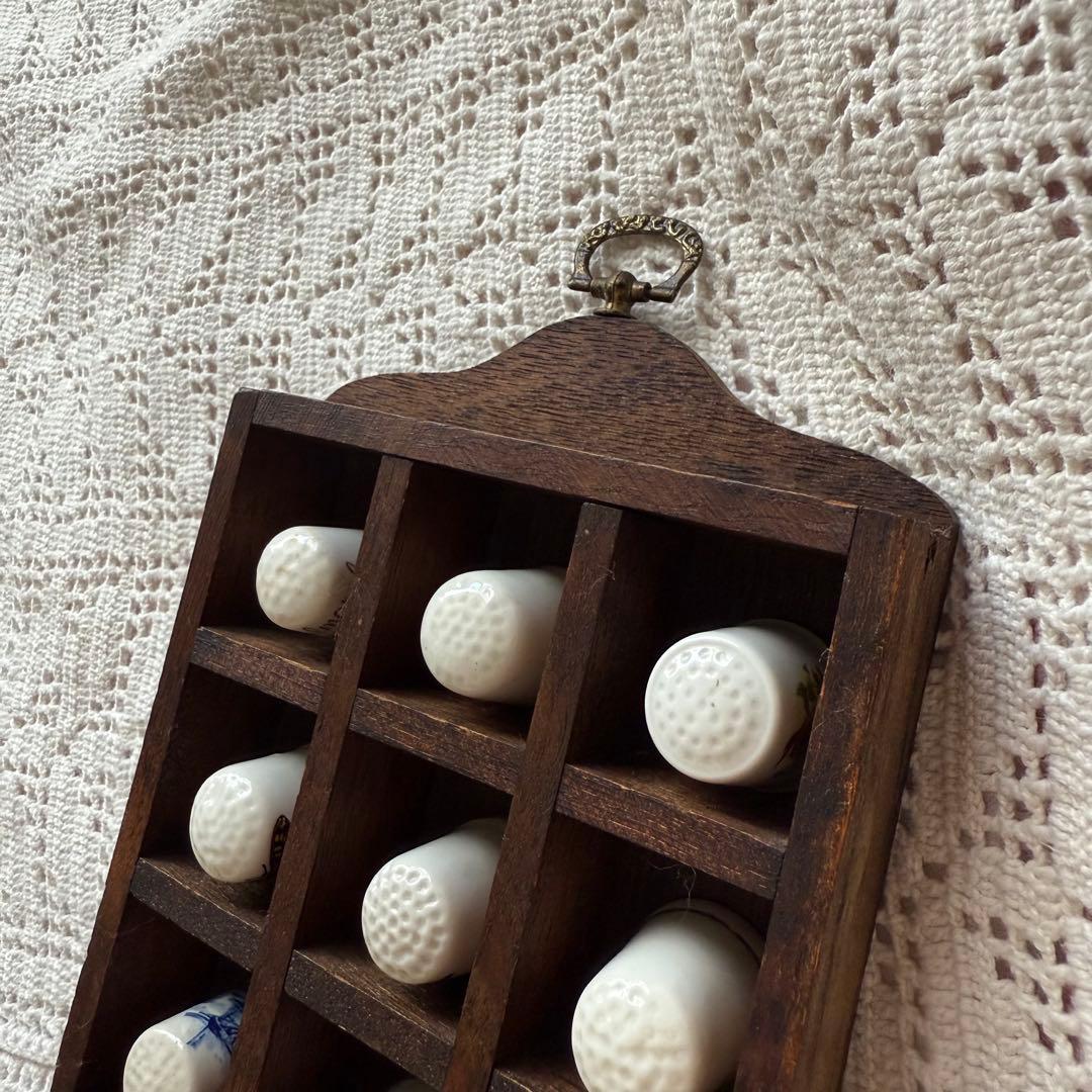 アンティークシンブルラック&シンブル15個セット