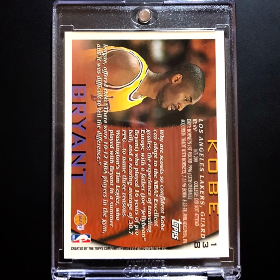 【D38】 NBA カード Kobe Bryant RC topps