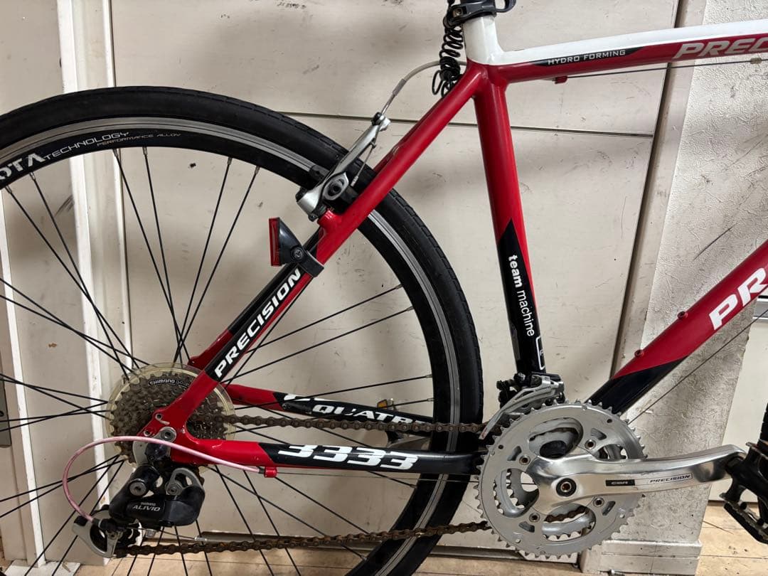 PRECISION QUATRE クロスバイク 333 レッド/ホワイト