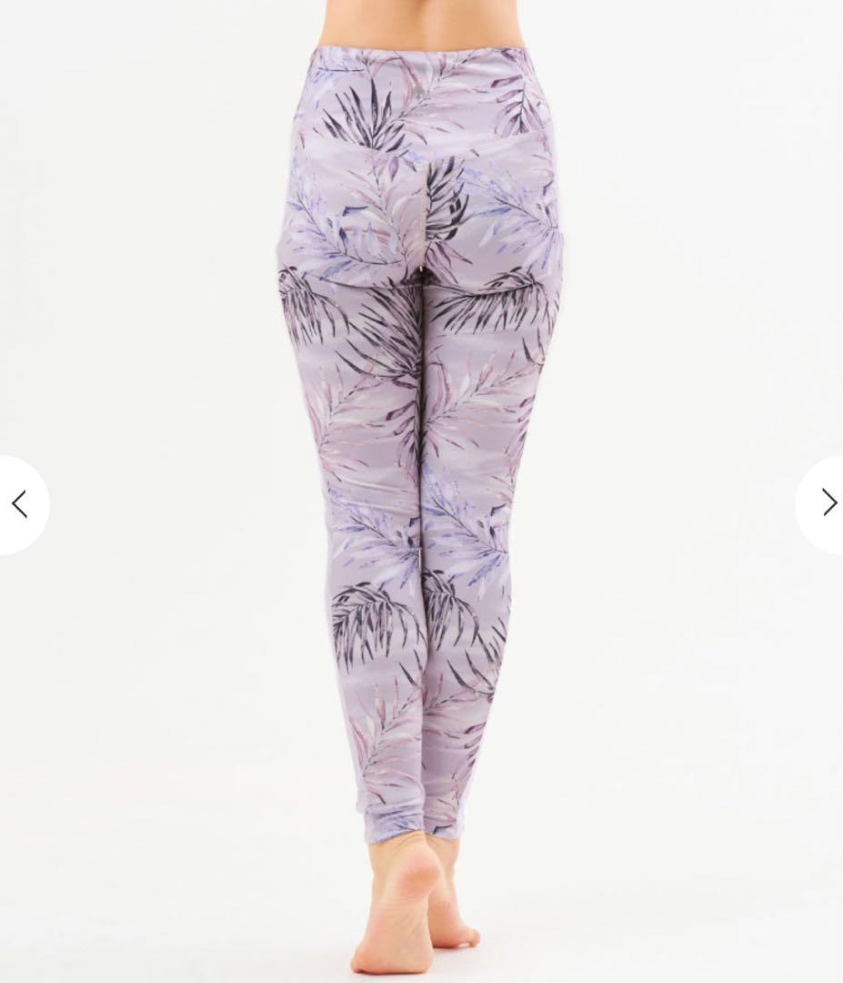 【SUKALA】ボタニカルリーフロングブラトップ&レギンスヨガウェア上下セット