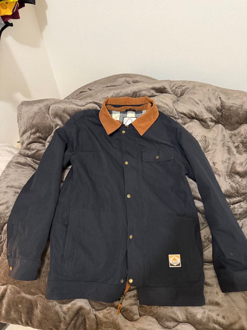 Burton スノーボード用ウェア フード付き ネイビー