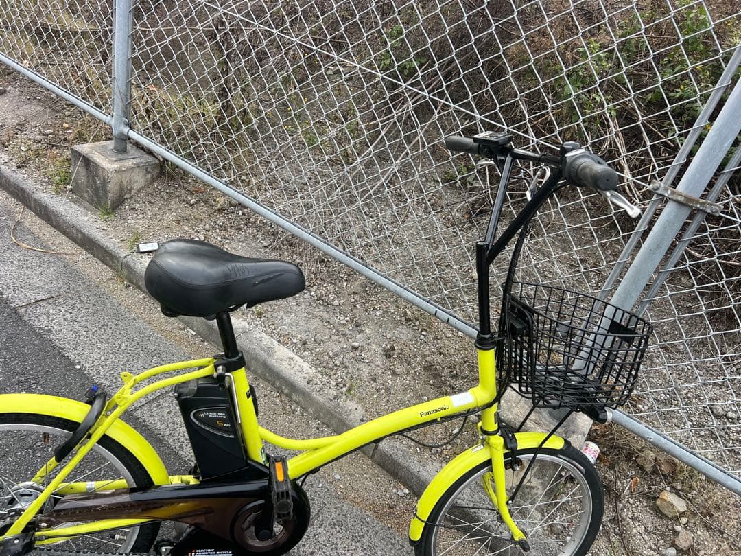 パナソニック電動アシスト自転車20インチ後輪タイヤ新品交換済関東圏配送可能