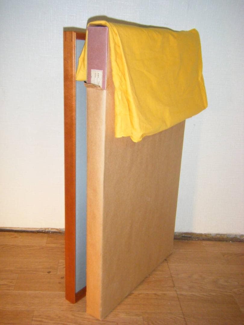 【真作】書　江川蒼竹　書　扇面　額装品　書壇院理事長　名品　箱・黄袋入　T50